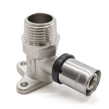 MLCP Elbow with Plate - Male MLCP Elbow with Plate - Male