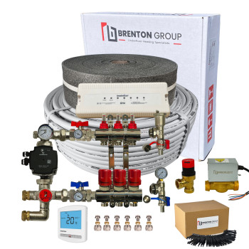 Single Zone - Screed in Pipe Underfloor Heating Kit (Pipes @ 150cc)