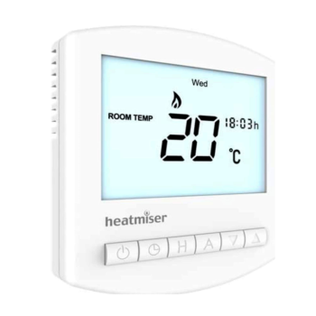 Heatmiser Slimline Programmable Hardwired Room Thermostat